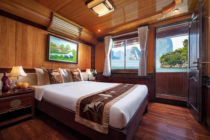 2-Day Explore Halong Bay On Cruise - Budget Cruise - Day 2: pearl farm context plus kayaking or bamboo boat