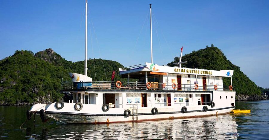2-Day Traditional Cruise to Lan Ha Bay & Cat Ba Island - Day 1 in Lan Ha Bay: Floating Village, Limestone Islets, Then Cave Kayaking
