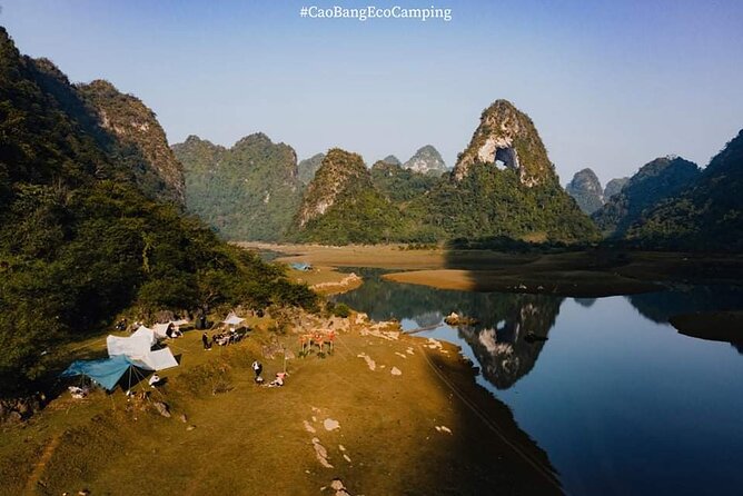 2 Days Camping Tour in Angel Eye Mountain and Ban Gioc Waterfall - Mắt Thần Nui and Angel Eye Mountain: Sunset Views Plus Camping