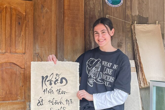 2 Days Motorbike Tour Ban Gioc Waterfall & Mt. Angel Eye Hike - Day 2: Tiger Cave, Ban Gioc raft ride, then paper and incense villages