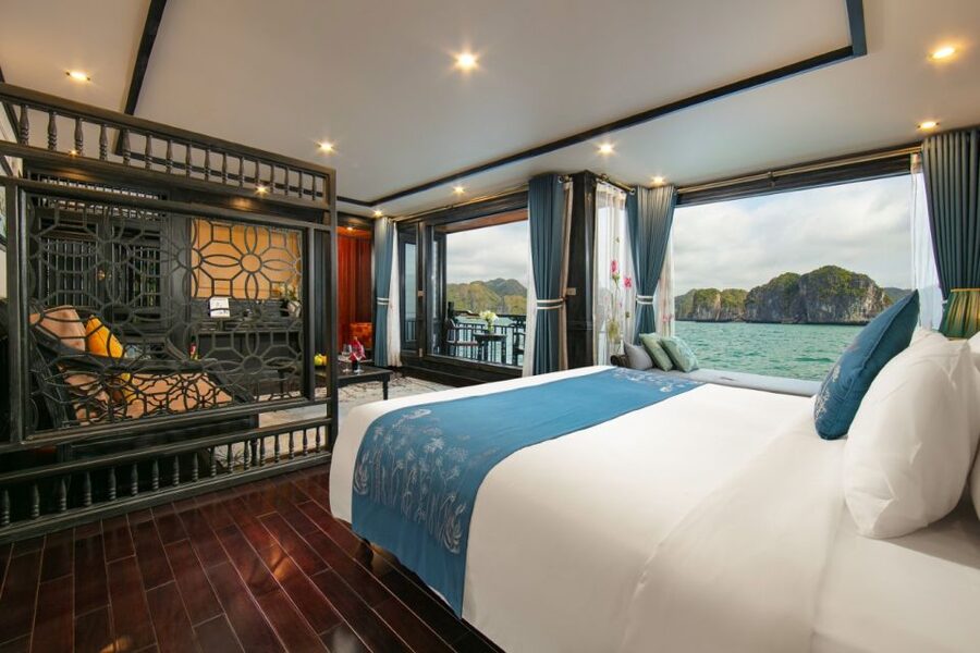 3-Day 2-Night Lan Ha Bay 5-Star Cruise - Day 2: Viet Hai village biking plus Ba Trai Dao swimming and kayaking
