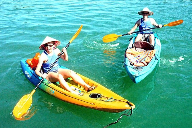 3-Day Cruise on Ha Long Bay with Kayaking, Swimming, Cooking Class,... - Kayaking, Swimming, and Beach Time Around Cat Ba