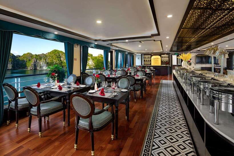 3-Day Lan Ha Bay & Viet Hai 5★ Cruise + Free Hanoi Pickup - Day 1 in Ha Long: Dark Cave, Bright Cave, and a pool sunset party