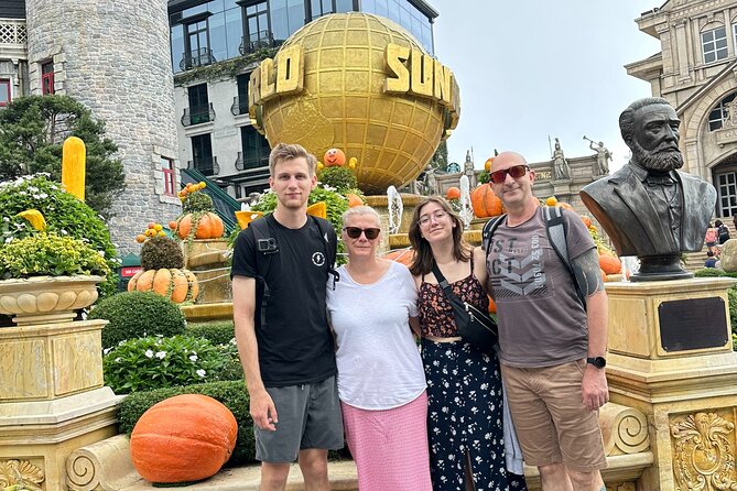 Ba Na Hills and Marble Mountains PrivateTour with Streetfood meal - Marble Mountains with elevator access: caves, temples, and artisan marble carving