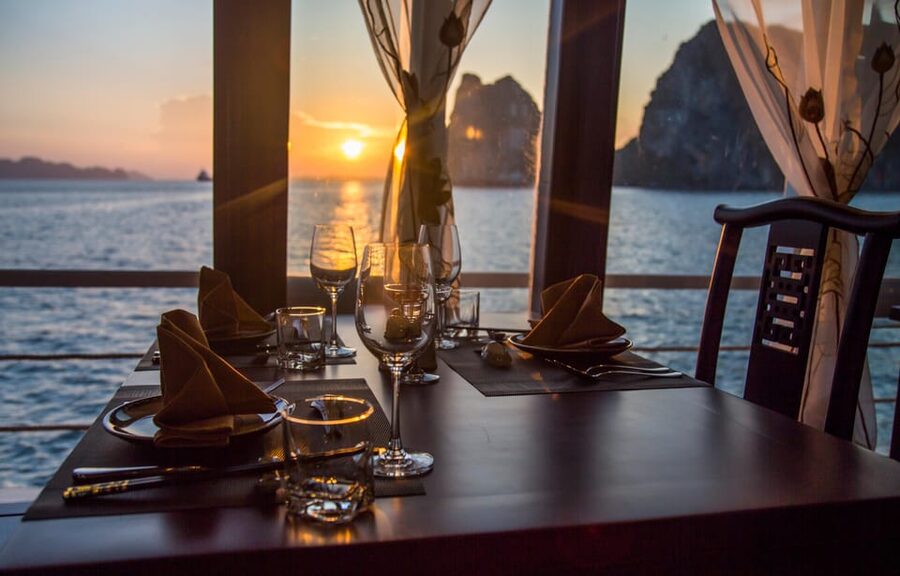 Bai Tu Long Bay 2 Days 1 Night With Renea Cruise - Day 1 itinerary: from Cap La Island kayaking to a sunset party