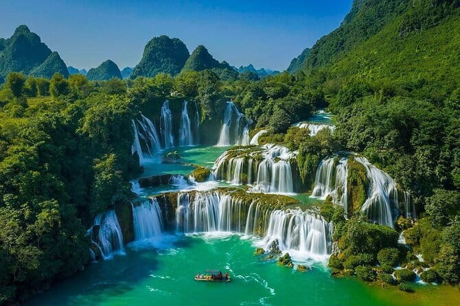 Ban Gioc Waterfall - Nguom Ngao Cave full day - BEST SELLING - A 7:30 am start for Cao Bang’s waterfall and cave day