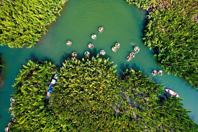 Basket Boat Ride, Coconut Forest, Sunset and Hoi An Town by Night - Bay Mau Coconut Forest: basket boat rowing plus a try-at-it fishing moment