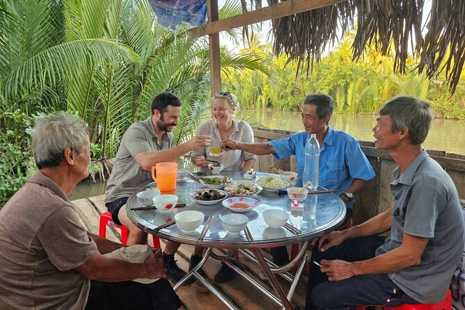 Ben Tre: Scooter, Culture, Sailboat and Mekong Food (Half Day) - Riding Nhơn Thạnh by Motorbike: Villages, Candy-Making, and Weaving Stops