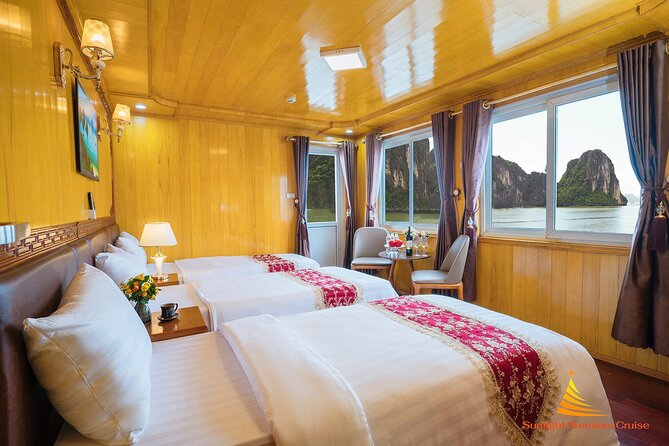Best Lan Ha Bay Cat Ba Cruise 2 Days 1 Night Less touristy - Cabins and comfort: shared space, not a luxury suite