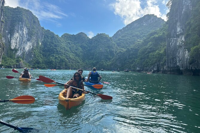 Best seller Halong bay 6 hours cruise - Lunch on the cruise with vegan options and bay views