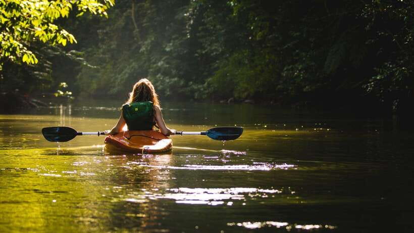 Best Seller Northern Phu Quoc & Kayak Aventure with lunch - Kayaking the Cua Can River: calm water, real scenery time