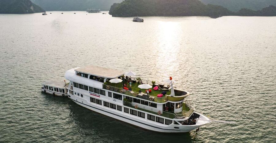 BestSeller - 2 Day 5-Star Overnight Cruise of Highest Safety - Lan Ha Bay activities: Kayaking, swimming, and bamboo boat options