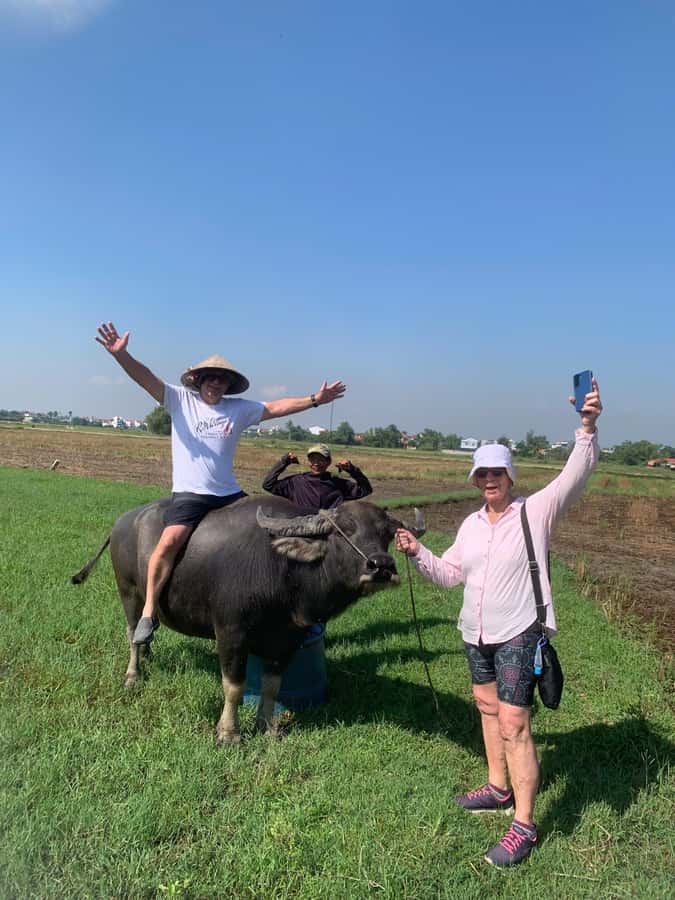 BUFFALO RIDING -BASKET BOAT & BIKE TOUR-HOI AN - What to Pack and Wear (So the Day Stays Comfortable)