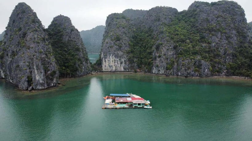 CAT BA :2D1N Lan Ha bay-Ha Long bay with Plankton Excursion - First day timing: from Bèo Harbour to the Lan Ha lagoon caves