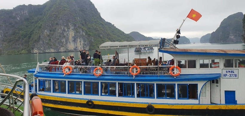 Cat Ba: Lan Ha, HaLong bay full day- biking, kayaking, lunch - Water time in UNESCO caves: kayaking, snorkeling, and the bamboo-boat swap