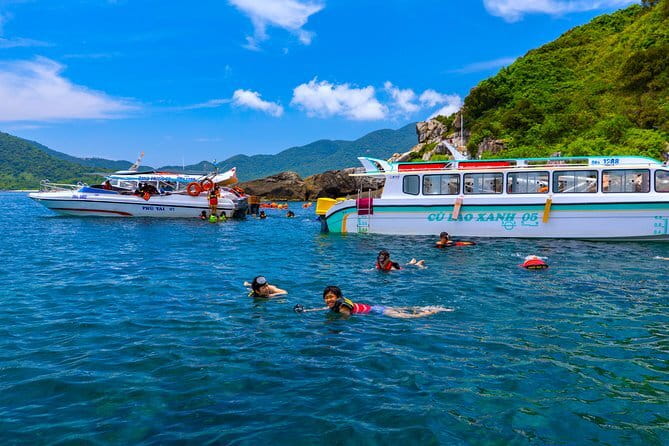 Cham island snorkeling tour - Marble Mountains, Non Nuoc stone carving museum, and Linh Ung Pagoda