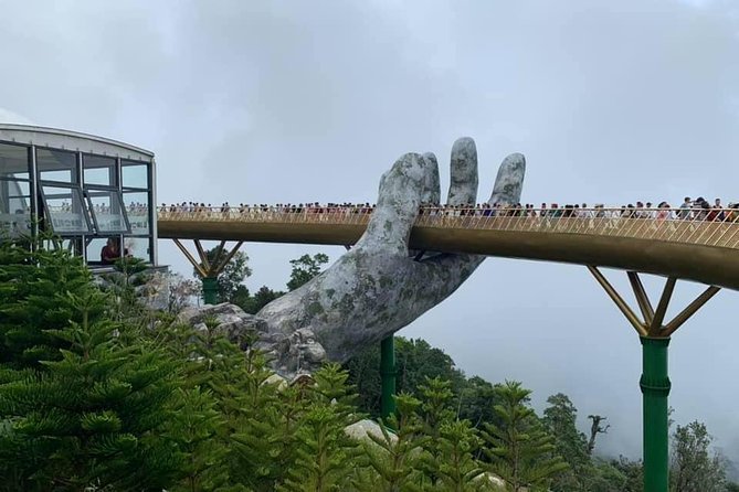 CHAN MAY or TIEN SA Port to GOLDEN BRIDGE BA NA & MARBLE MOUNTAIN - Golden Bridge: Golden Hands, 45 Minutes, and How to Win with Weather