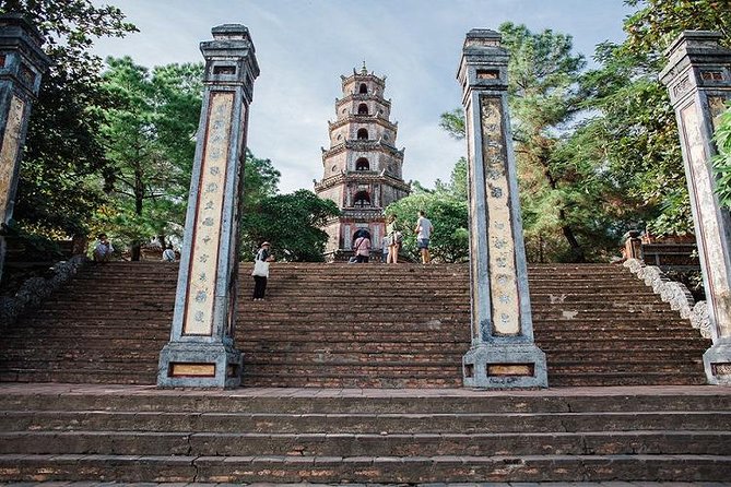 Chan May Port to Hue, Hoi An or Golden Hand Bridge of Bana Hills - Route Option 2: Hue Imperial City, Thien Mu Pagoda, and emperor tomb choices