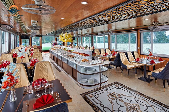 Cozy Bay Halong 5-Star Day Cruise, Buffet, Cave, Kayak, Swimming - Key things to know before you go