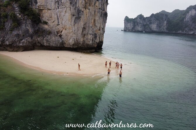Cruising- Kayaking- Cycling- Trekking 3D/2N from Cat Ba in less tourist areas. - Day 3: Tien Ong Cave, Cong Tau lagoon, and the Dau Be Island stop