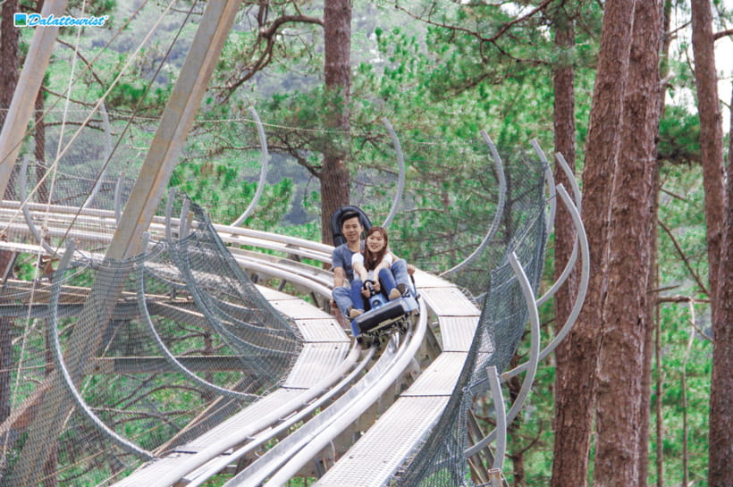 Da Lat: Datanla New Alpine Coaster Experience Entry Ticket - The 20-meter waterfall stop: pretty views without the stress