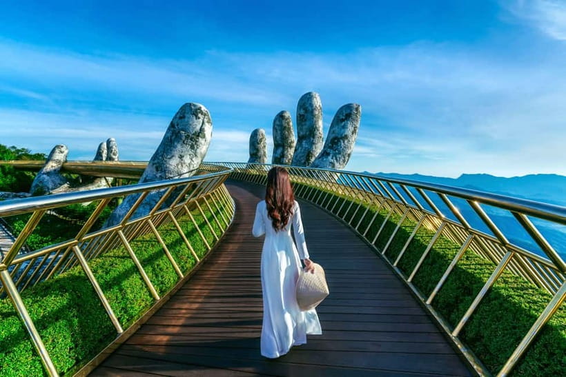 Da Nang: Golden Bridge, Marble Mt, Am Phu Cave & Lady Buddha - Linh Ung Pagoda on Monkey Mountain: Lady Buddha With Sea Views