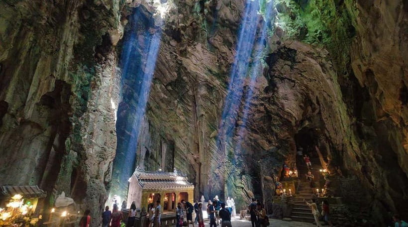 Da Nang: Golden Bridge, Marble Mt, Am Phu Cave & Lady Buddha - Marble Mountains: Rock Peaks, Buddha Figures, and Panoramic Breaks
