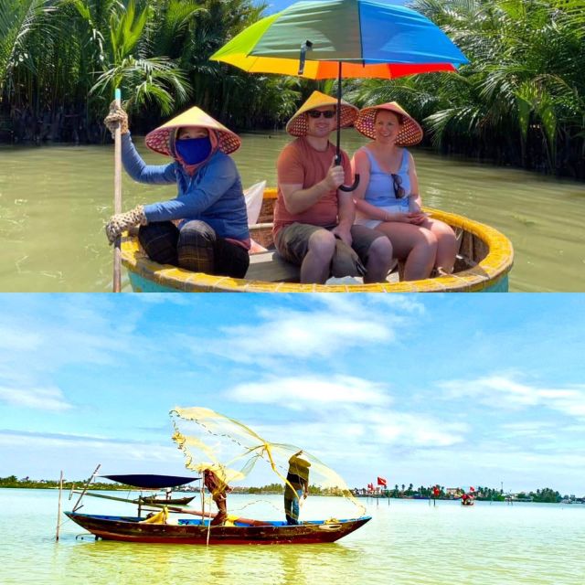 Da Nang/Hoi An: Coconut Village Boat and Hoi An City Tour - Cam Thanh Coconut Village basket boats, net fishing, and real life on the water