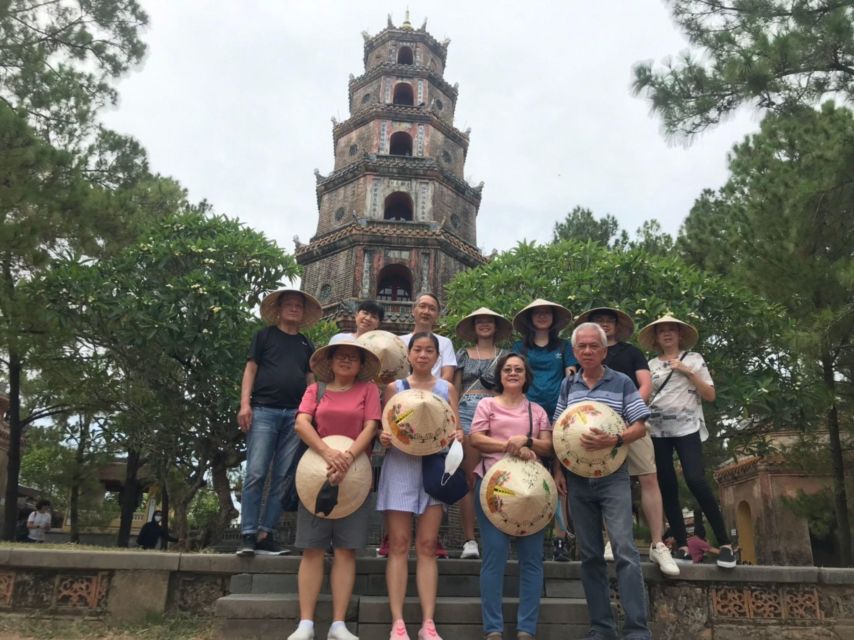 Da Nang/Hoi An: Hue Imperial City via Hai Van Pass & Lunch - Thien Mu Pagoda: Hue’s old temple with power behind it