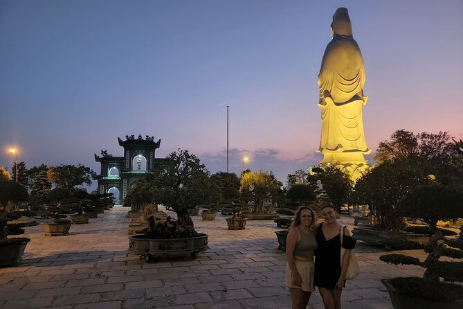 DA NANG NIGHTLIFE Tour with MARBLE MOUNTAIN & LADY BUDDHA STATUE, DRAGON BRIDGE - Marble Mountains caves and pagodas: the stop that sets the tone