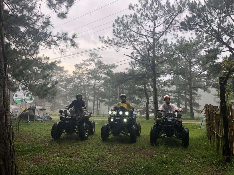 Dalat: 1- or 2-Hour Sightseeing ATV Adventure - Entering Dalat ATV Territory near Da Phu Hill