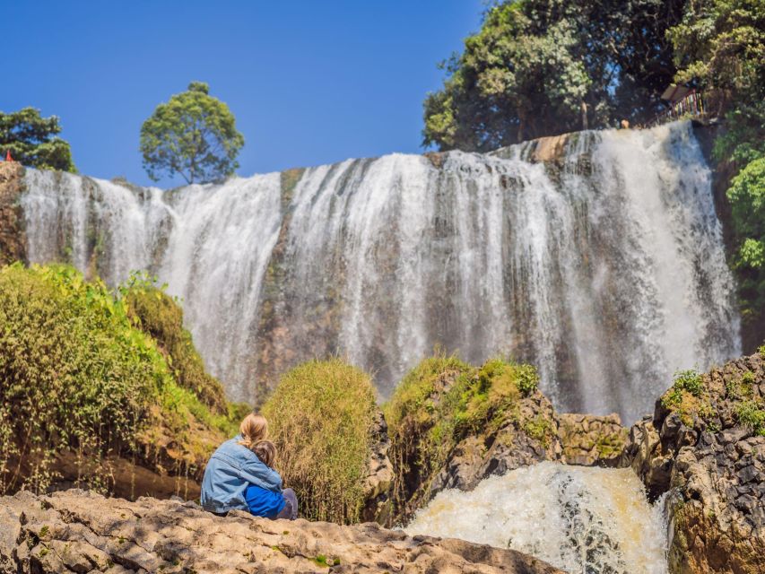 Dalat: Best of the Countryside Tour in a Private Car - Elephant Falls: big water, strong views, and a surprise temple stop