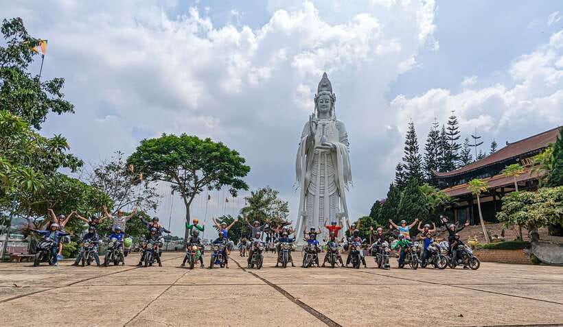 Dalat Countryside Motorbike Day Tour–Coffee Farms & Pagodas - Morning countryside start: flower farms and the Dalat working day vibe