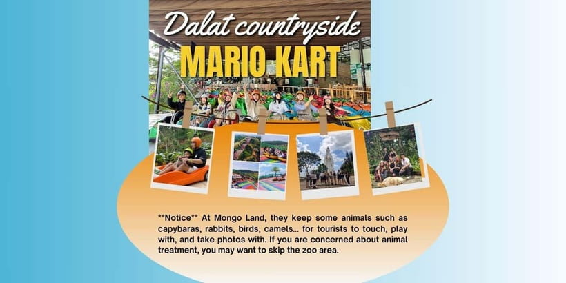 Dalat Go Kart - Mongo Land - Countryside Small Group Tour - The pine hills ride: why the Mario Kart part matters