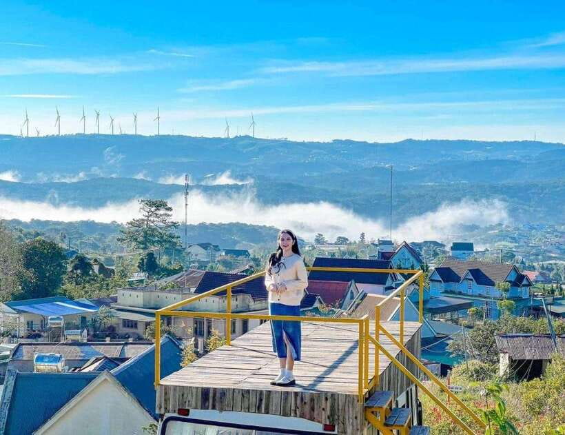 DaLat: Sunrise, Clouds, Peaceful Mornings from 4:00 to 10:00 - Persimmon drying facility: Japanese-style process and local flavor