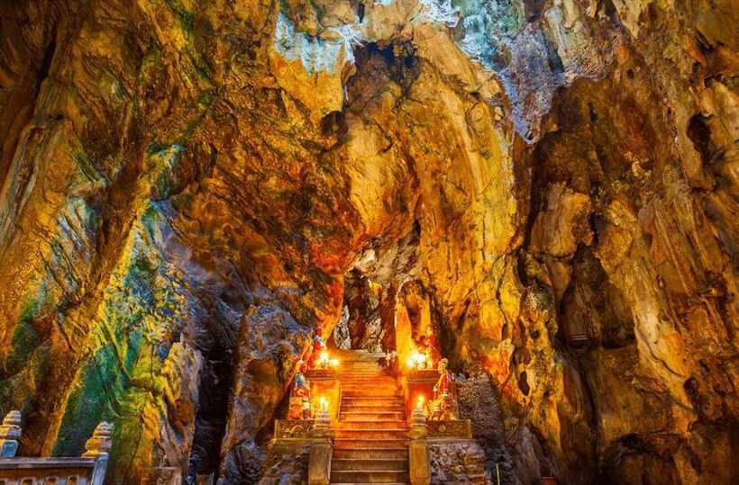 DaNang/HA: Lady Buddha, Marble Mountains, Am Phu Cave Tour - Linh Ung Pagoda and Lady Buddha on Monkey Mountain