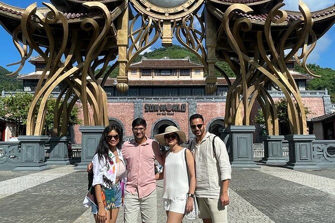 Early tour/ transfer from Hoi An/Da Nang to Golden bridge - French Wine Cellar and French-Style Gardens, Where the Theme Shows