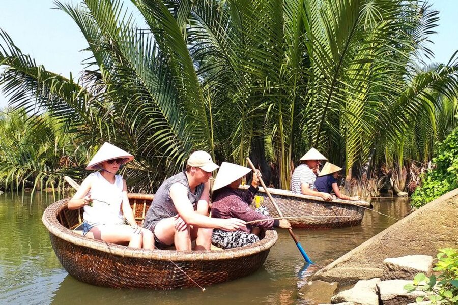 Experience Bamboo Basket Boat on Coconut village w Locals - Key highlights at a glance