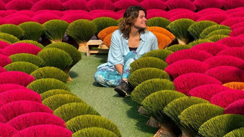 Explore Hanoi Incense Village Tour & Traditional Crafts - Half-Day Tour plan: Chuong conical hats, Quang Phu Cau incense, and optional Train Street