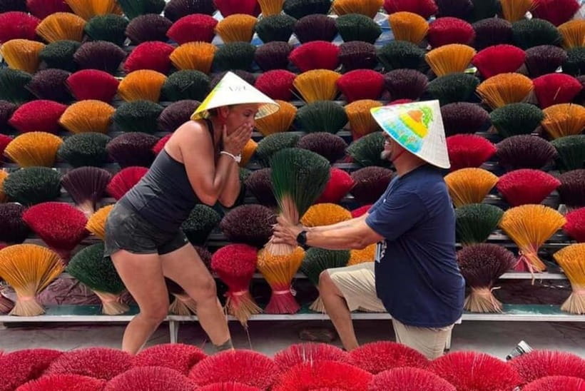 Explore Hanoi Incense Village Tour & Traditional Crafts - Hanoi Train Street as a contrast stop you can skip