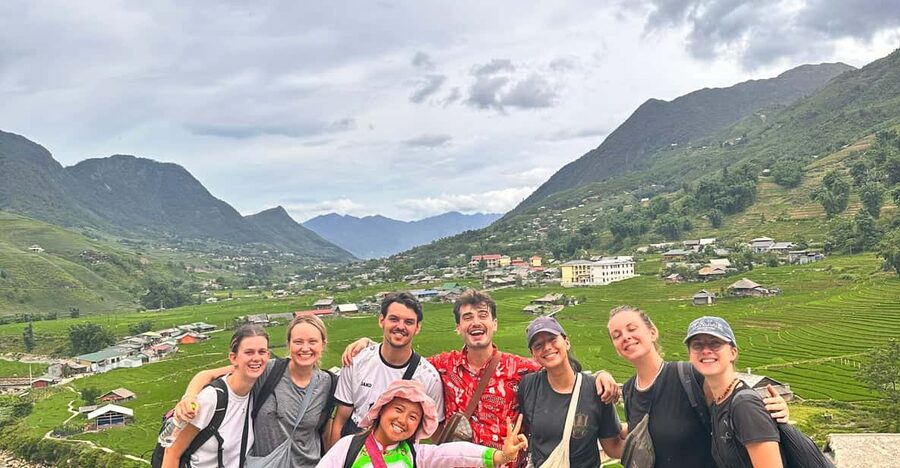 Explore Sapa by TrekkingAdventures, Mountain,Rice fields - Morning start in Sapa Town, then down toward Y Linh Ho