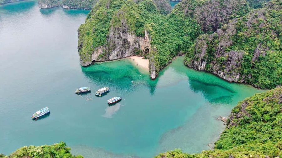 From Cat Ba: Lan Ha and Monkey Island Full Day Boat Trip - Bright and Dark Cave by Kayak in the Biosphere Reserve