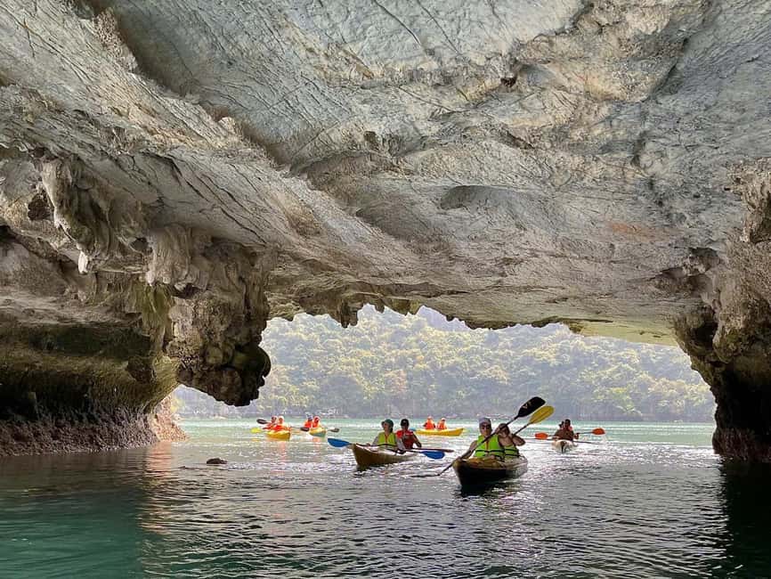 From Cat Ba: Lan Ha and Monkey Island Full Day Boat Trip - Monkey Island at Sunset: Cliffs, Anchoring, and Optional Effort