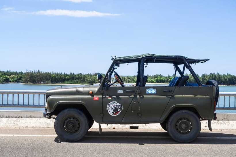 From Da Nang: Explore Hai Van Pass by US Army Jeep - The winding road thrills: when sudden curves become the point