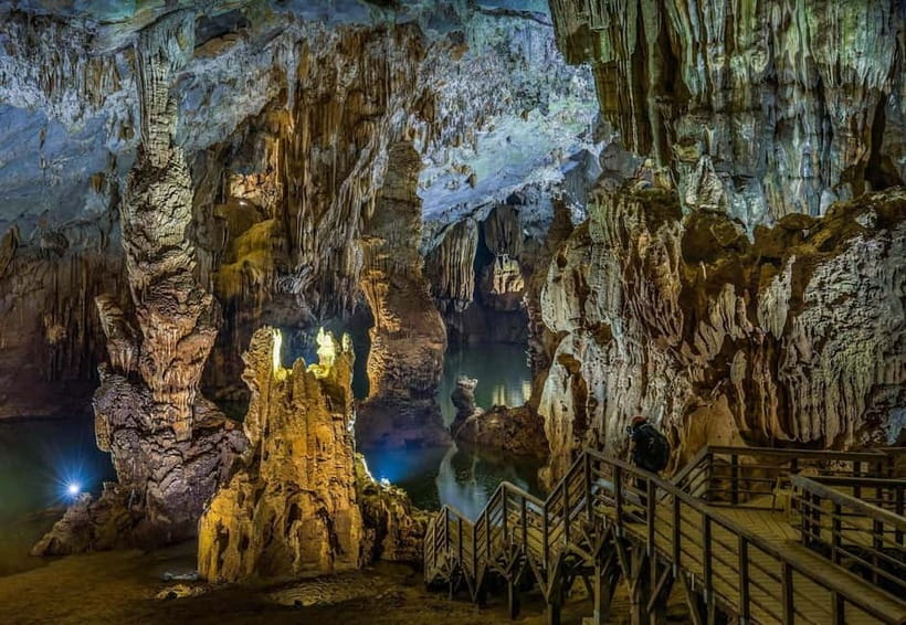From Dong Hoi: Paradise Cave, Phong Nha Cave Tour, and Lunch - Paradise Cave: the buggy ride, the 570-meter walk, and Thiên Đường Cave calm