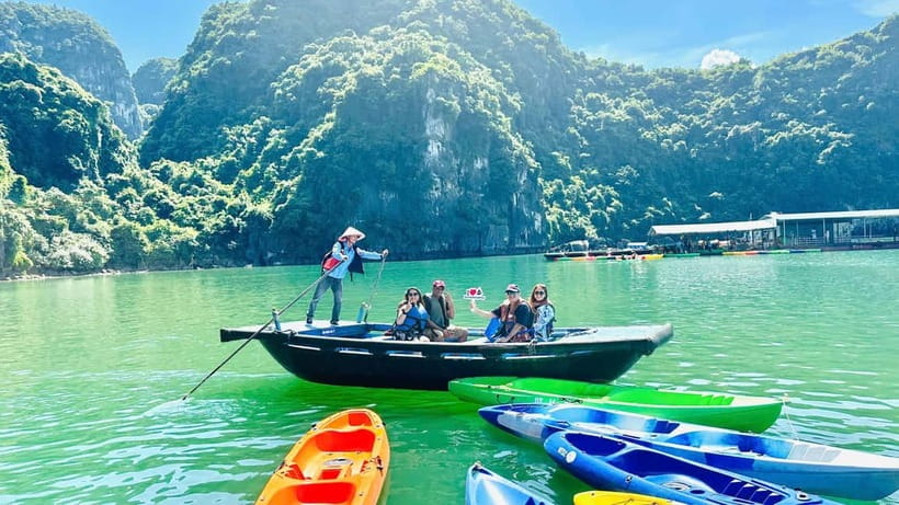 From Ha Long: Luxury Symphony Day Cruise with 2 Jacuzzi Pool - Ti Top Island: viewpoint climb or sea time on the bay