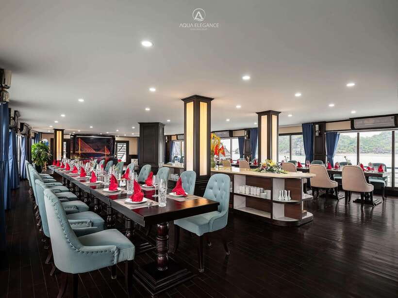 From Ha Noi: Ha Long Bay - 5star cruise 2days trip - Food and drinks: full meals included, drinks by order
