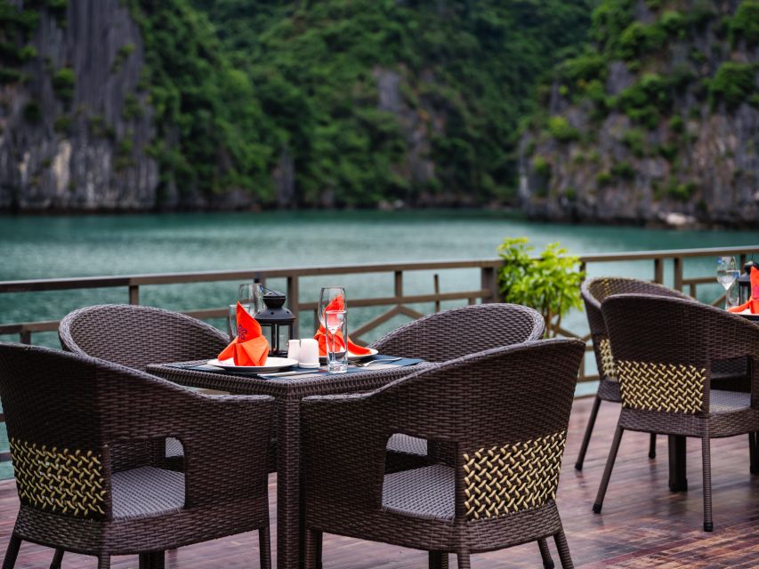 From Halong: 2 Days / 1 night with Halong - Lan Ha tour - Cooking Spring Rolls and the Sunset Party, Not Just Free Time