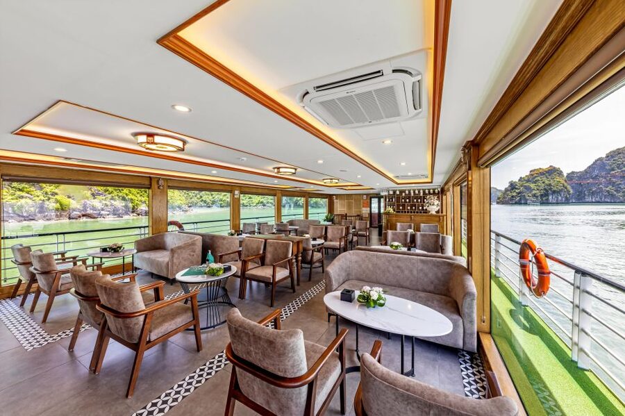 From Hanoi: 1-Day Halong 5-Star Cruise w/Jacuzzi & Limousine - Sung Sot Cave: the biggest cave stop on the route