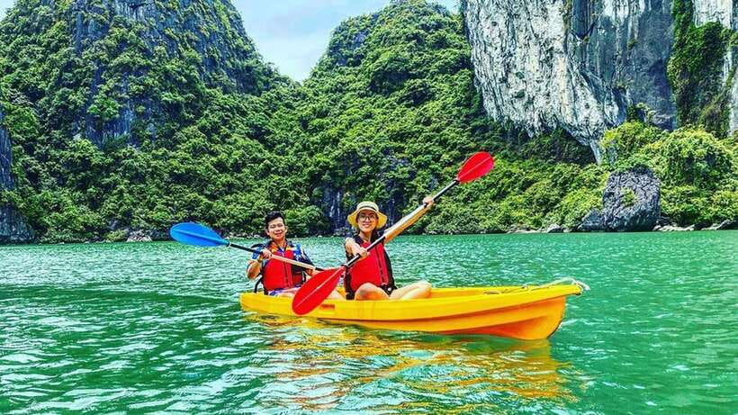 From Hanoi: 1 -Day Halong Bay Cruise With Big & Small Groups - Titov Island: Beach Time and a Peak View